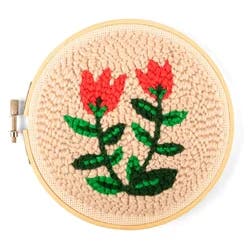 Kikkerland Tulip Punch Needle Kit