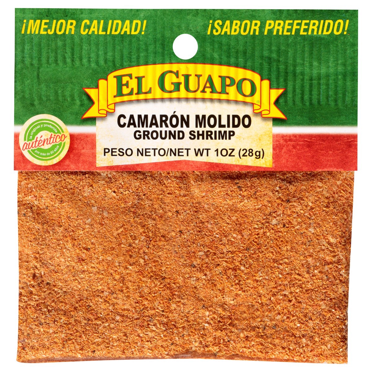 slide 1 of 7, El Guapo Ground Dried Shrimp (Camaron Seco Molido), 1 oz, 
