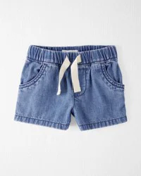 Littleplanet Baby Organic Cotton Chambray Shorts Chambray 24M