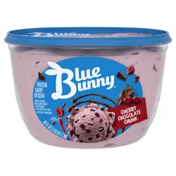 Blue Bunny Cherry Chocolate Chunk Frozen Dairy Dessert, 46 fl oz