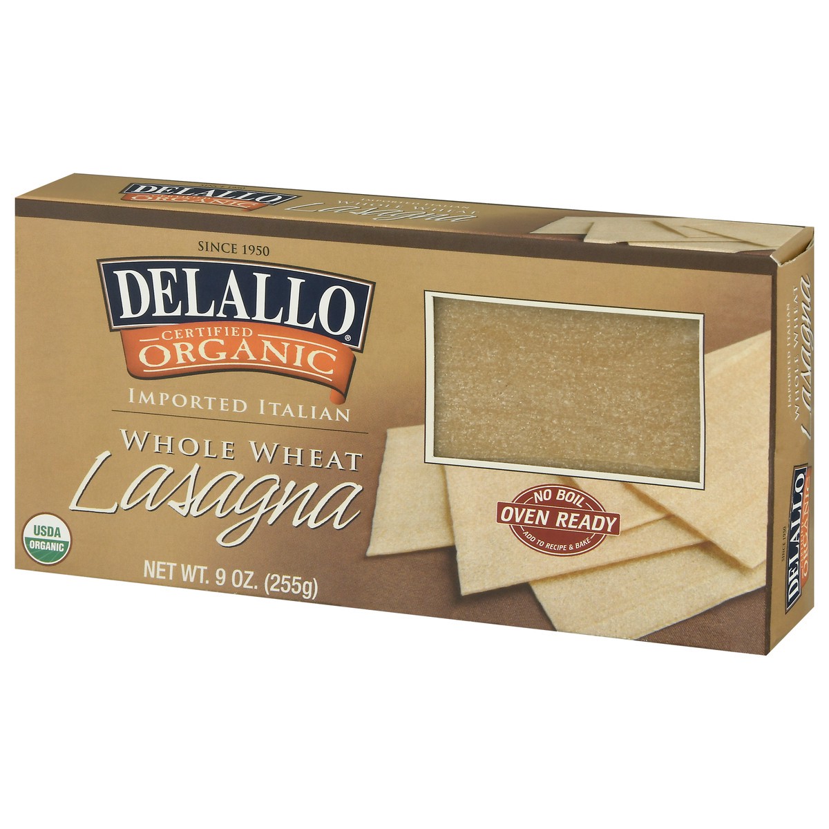 slide 2 of 10, DeLallo Lasagna, Whole Wheat, 