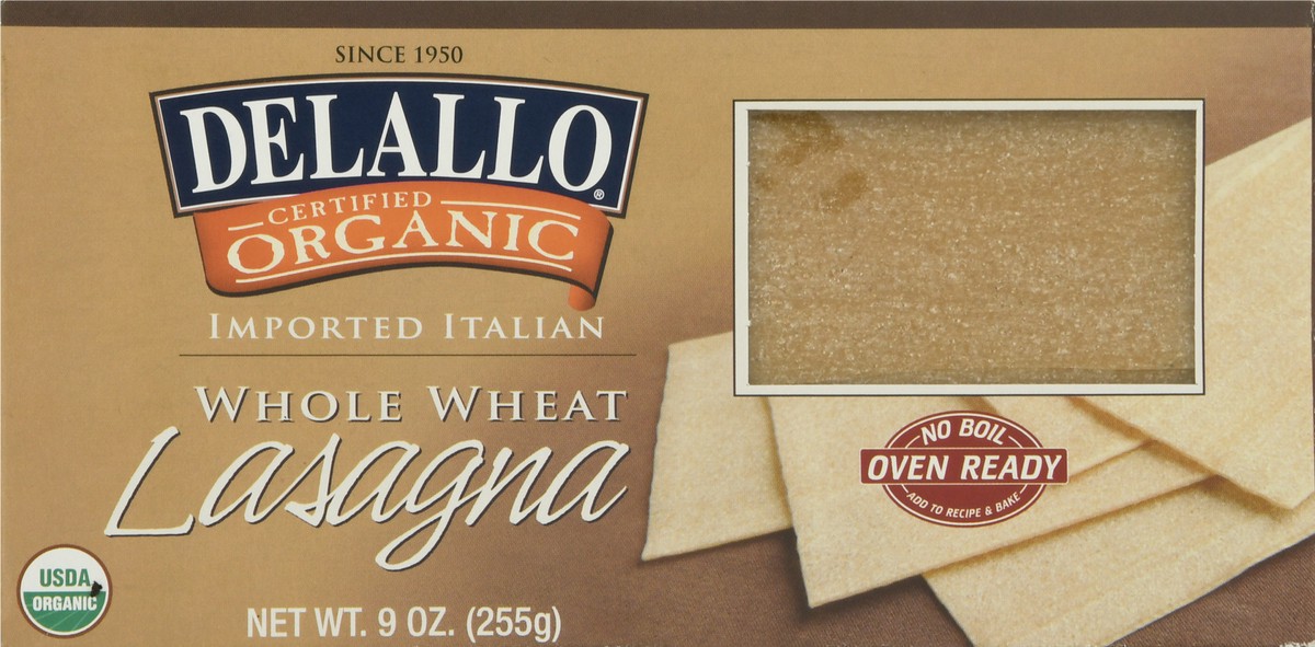 slide 8 of 10, DeLallo Lasagna, Whole Wheat, 