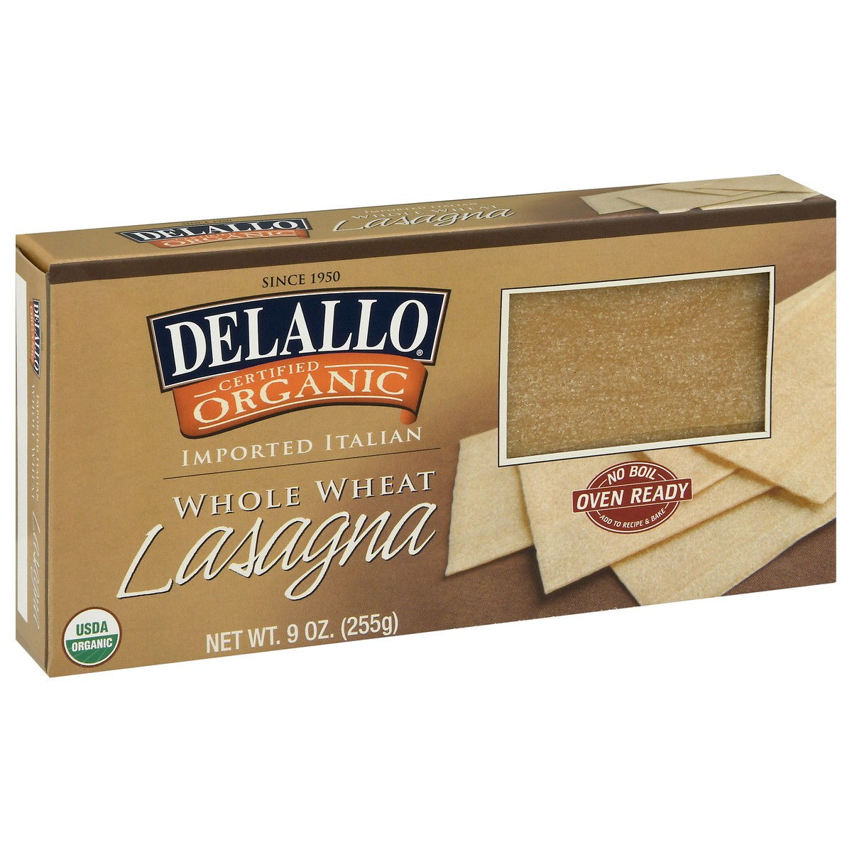 slide 10 of 10, DeLallo Lasagna, Whole Wheat, 