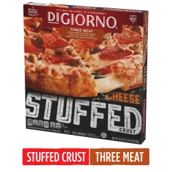 DIGIORNO Three Meat Frozen Pizza with Cheese Stuffed Crust