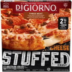 DIGIORNO Frozen Pizza - Three Meat Pizza - Frozen Stuffed Crust Pizza