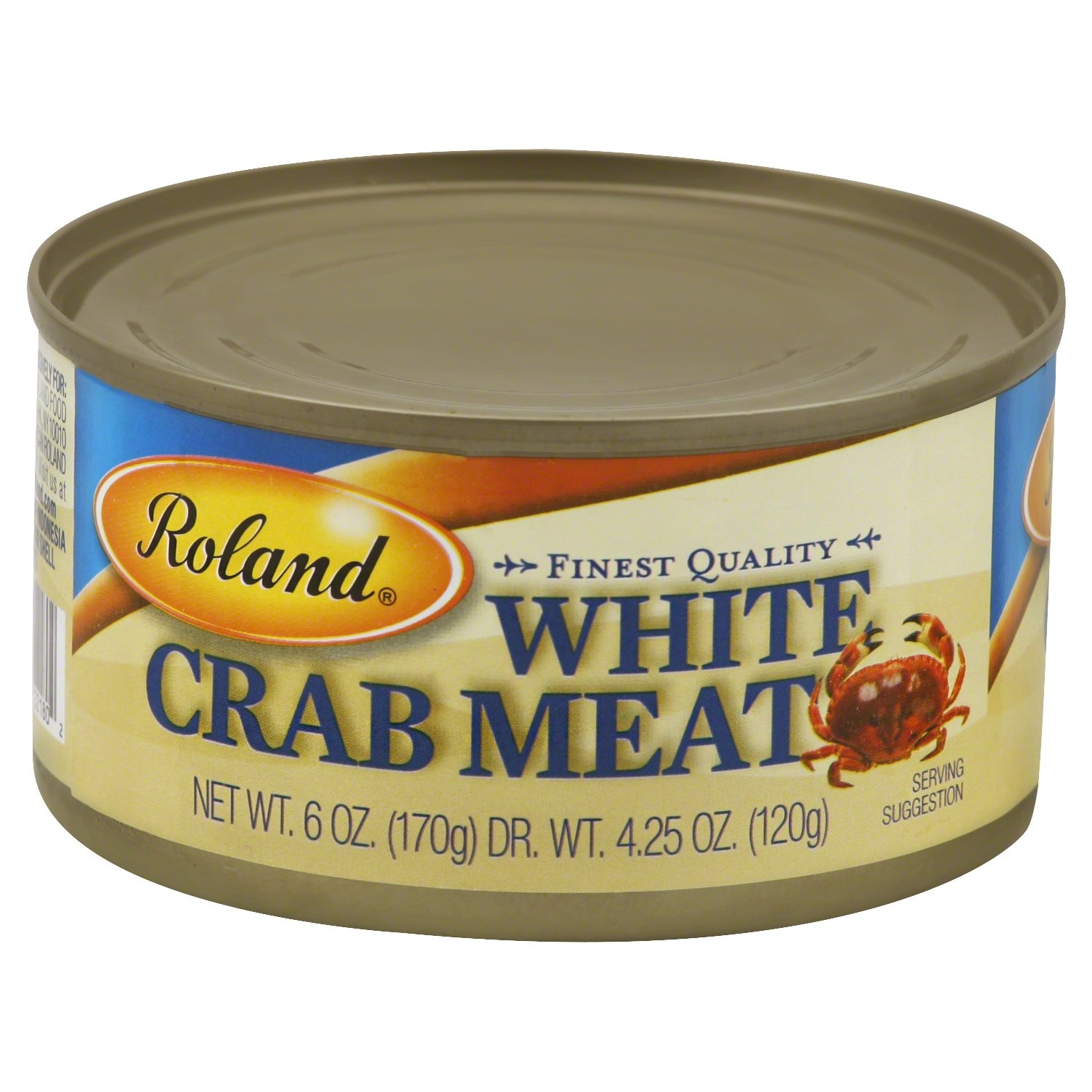 slide 1 of 1, Roland White Crab Meat, 6 oz