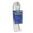 GE Ge Extension Cord Office 3 Wire/16 Gauge 8' White #50251-2