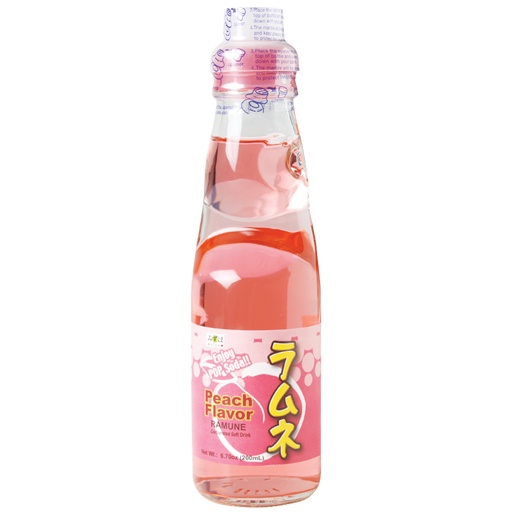 slide 1 of 1, Mizuho Ramune Drink Peach, 6.7 fl oz
