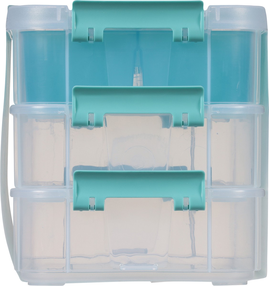 slide 8 of 9, Sterilite Clear 3-Layer Handle Box & Tray Stack & Carry 1 ea, 1 ct