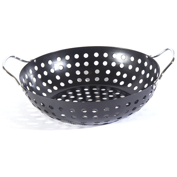 slide 1 of 1, Grand Gourmet 11 Inch round Basket Nonstick With Slots, 1 ct