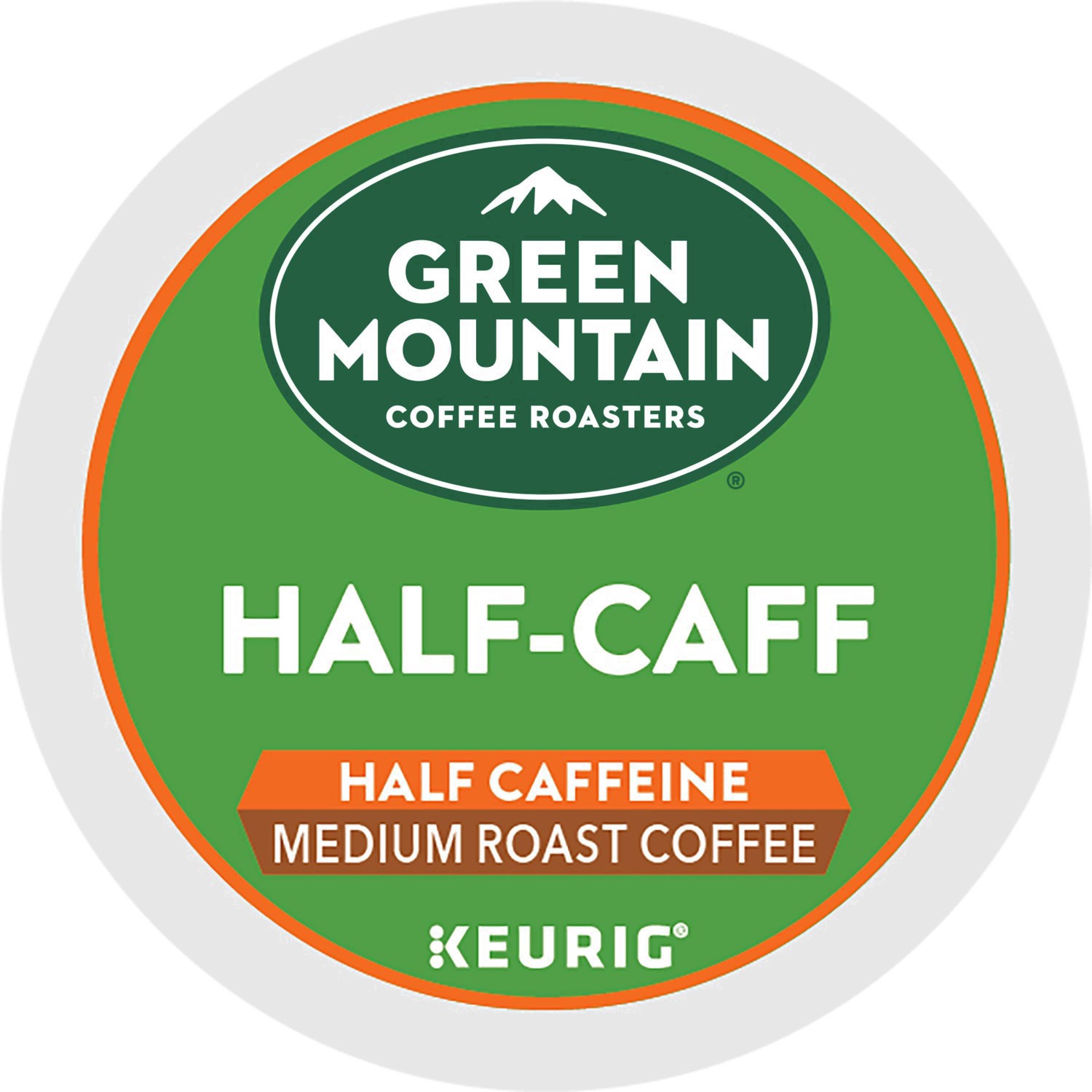 slide 24 of 64, Green Mountain Coffee Roasters Half Caff Coffee, Keurig Single-Serve K-Cup pods, Medium Roast- 24 ct, 24 ct