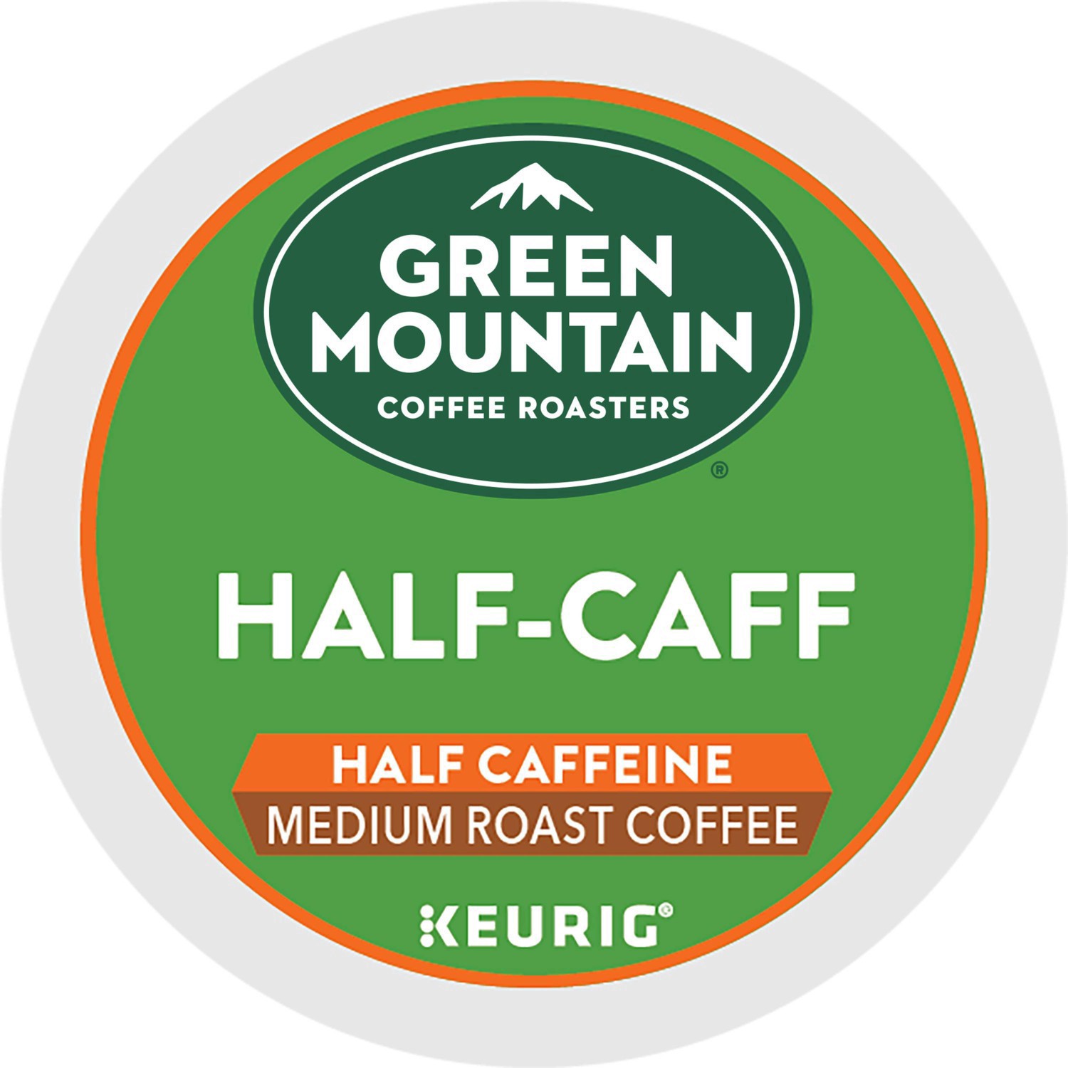 slide 12 of 64, Green Mountain Coffee Roasters Half Caff Coffee, Keurig Single-Serve K-Cup pods, Medium Roast- 24 ct, 24 ct