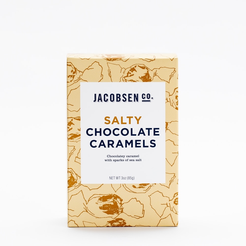 slide 1 of 1, Jacobsen Salt Co. Salty Chocolate Caramels, 3 oz