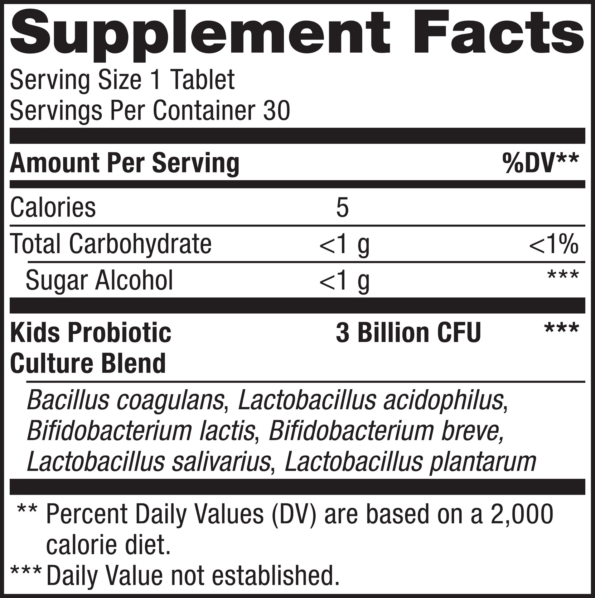 slide 2 of 5, Renew Life Kids Chewable Probiotic Tablets, 30 ct