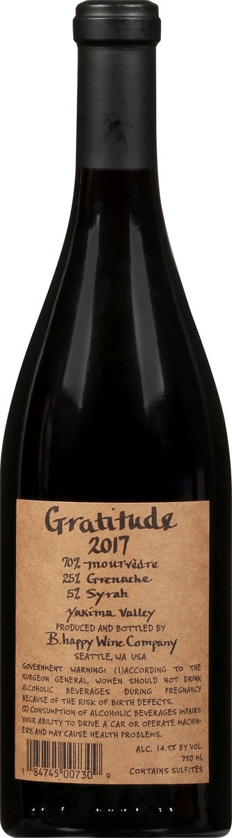 slide 4 of 9, B Leighton B.Leighton Gratitude, Olsen Brothers Vineyard, Yakima Valley, 2017, 750 ml