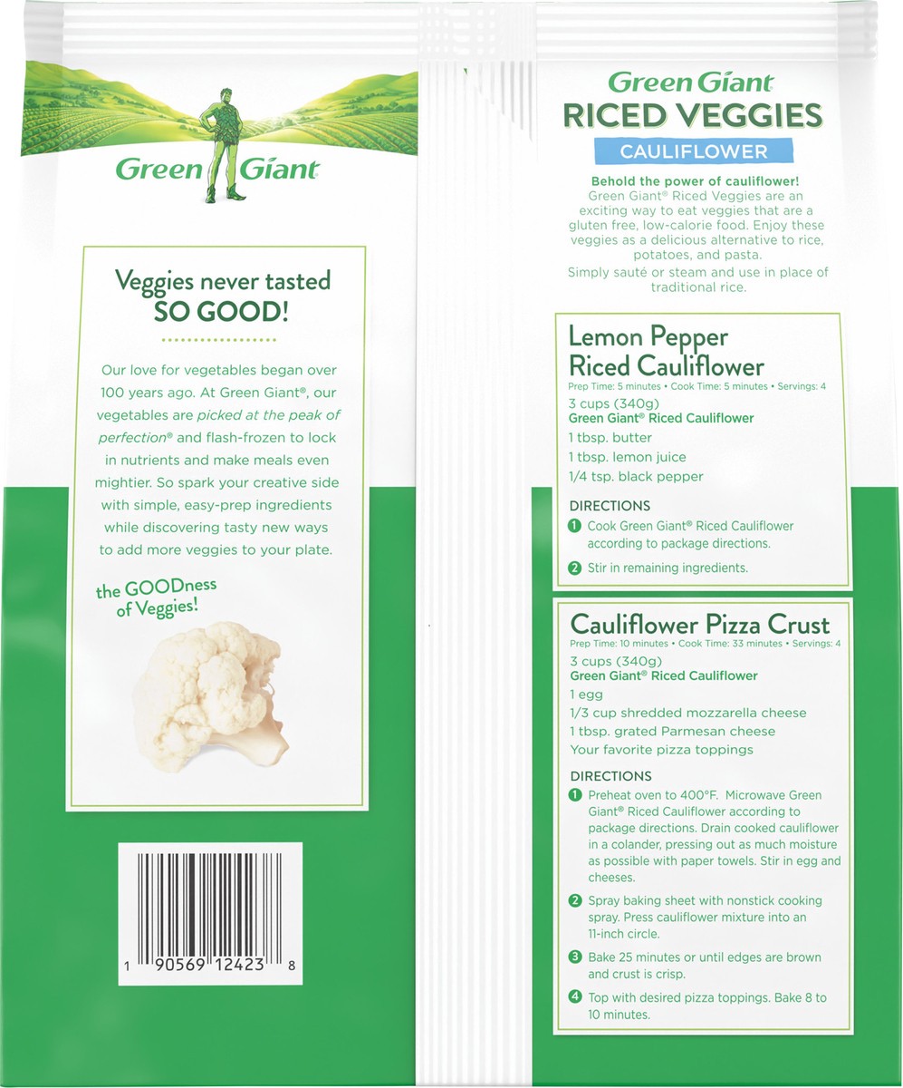 slide 7 of 12, Green Giant Riced Veggies Cauliflower Value Size 40 oz, 40 oz