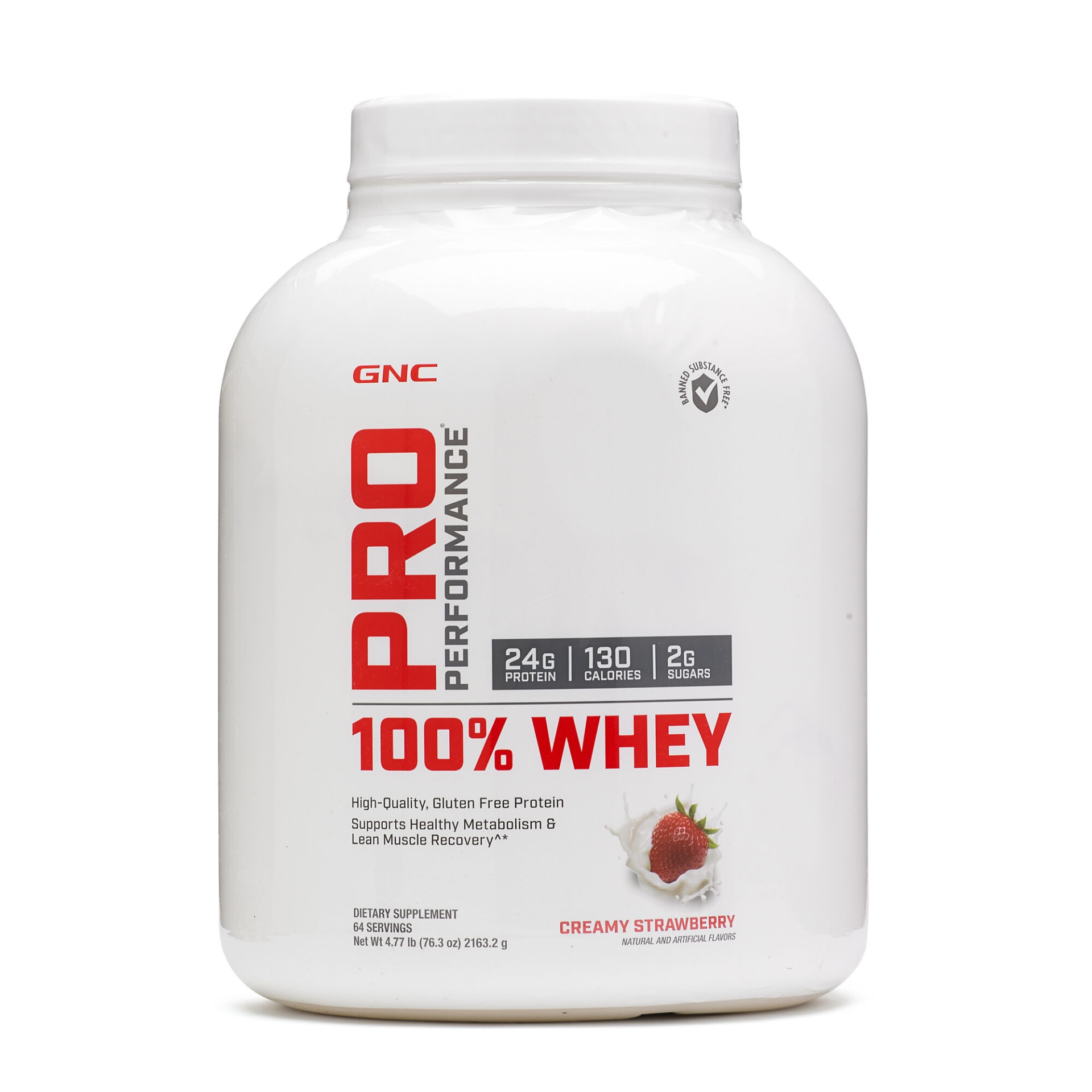 slide 1 of 1, GNC Pro Performance 100% Whey - Creamy Strawberry, 1 ct