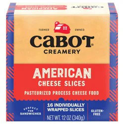 12/12Oz Yellow American Slice - Stacked