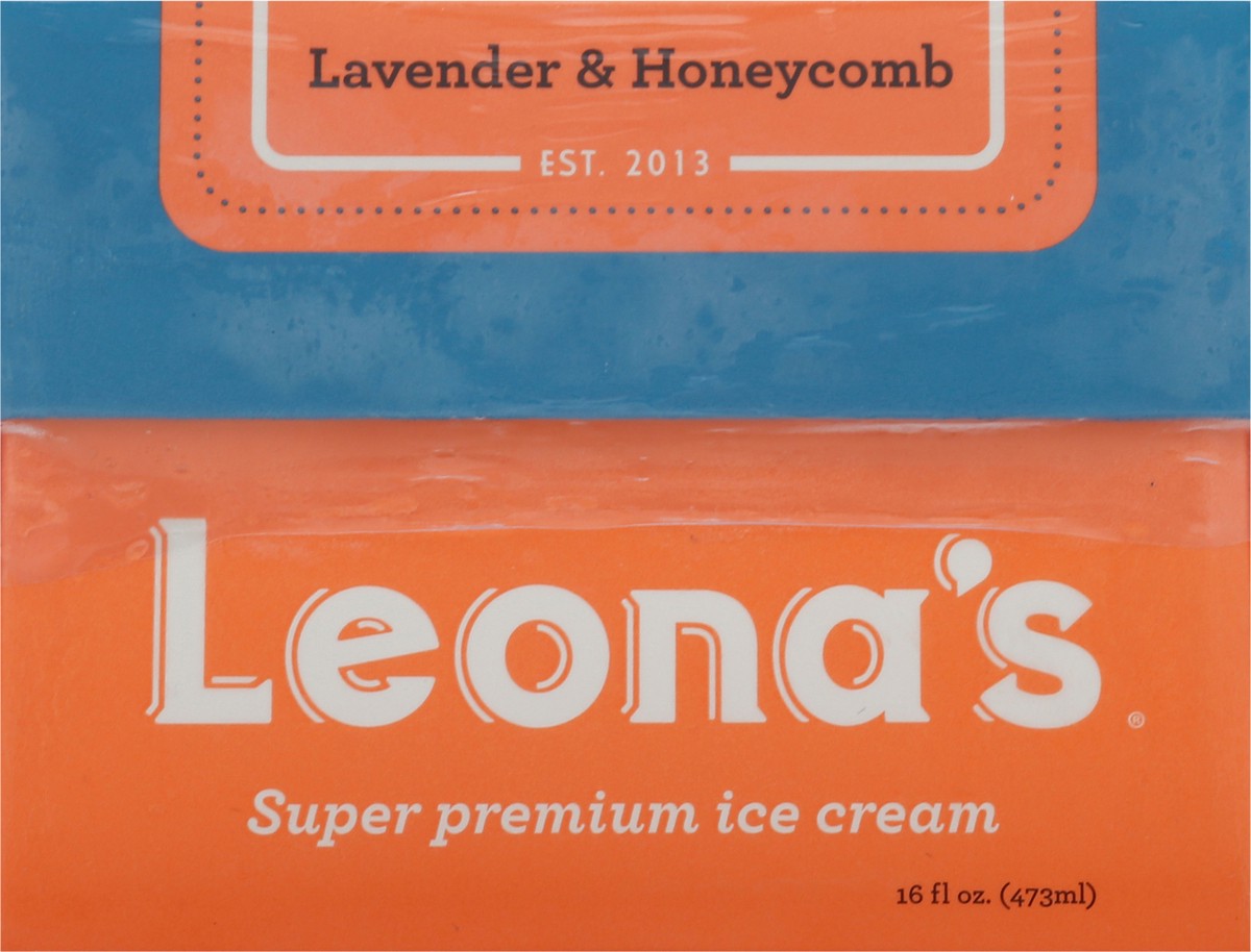 slide 4 of 9, Leona's Ice Cream Lavender Honeycomb, 16 oz