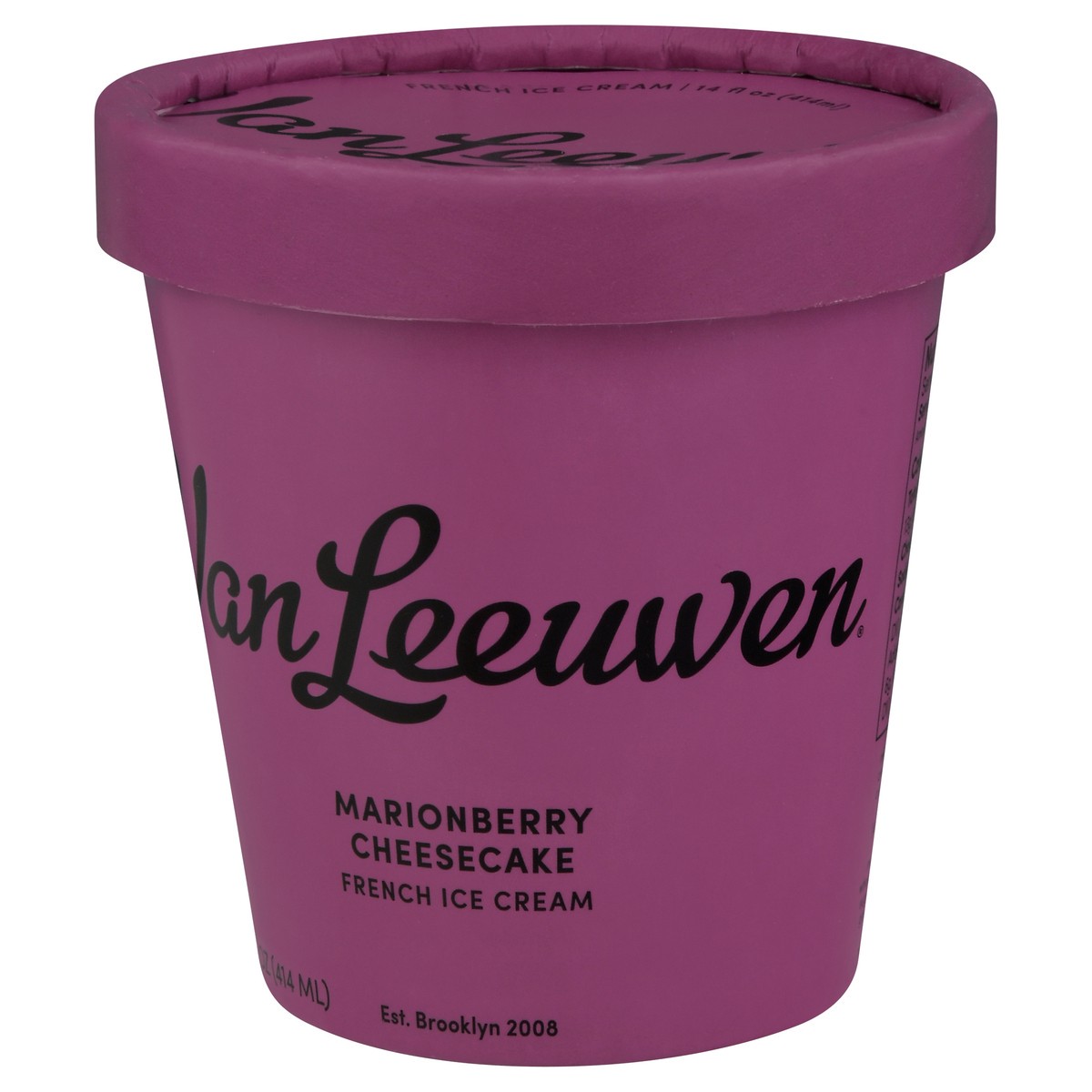 slide 3 of 9, Van Leeuwen Marionberry Cheesecake French Ice Cream 14 fl oz, 14 fl oz