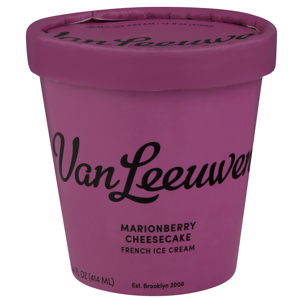 slide 1 of 9, Van Leeuwen Marionberry Cheesecake French Ice Cream 14 fl oz, 14 fl oz