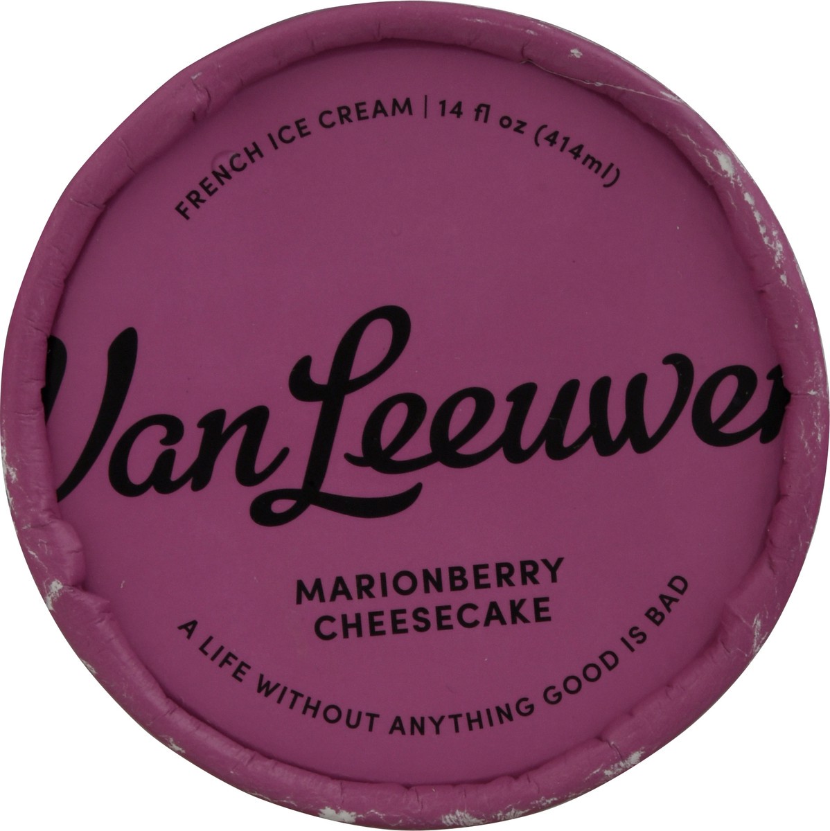 slide 9 of 9, Van Leeuwen Marionberry Cheesecake French Ice Cream 14 fl oz, 14 fl oz