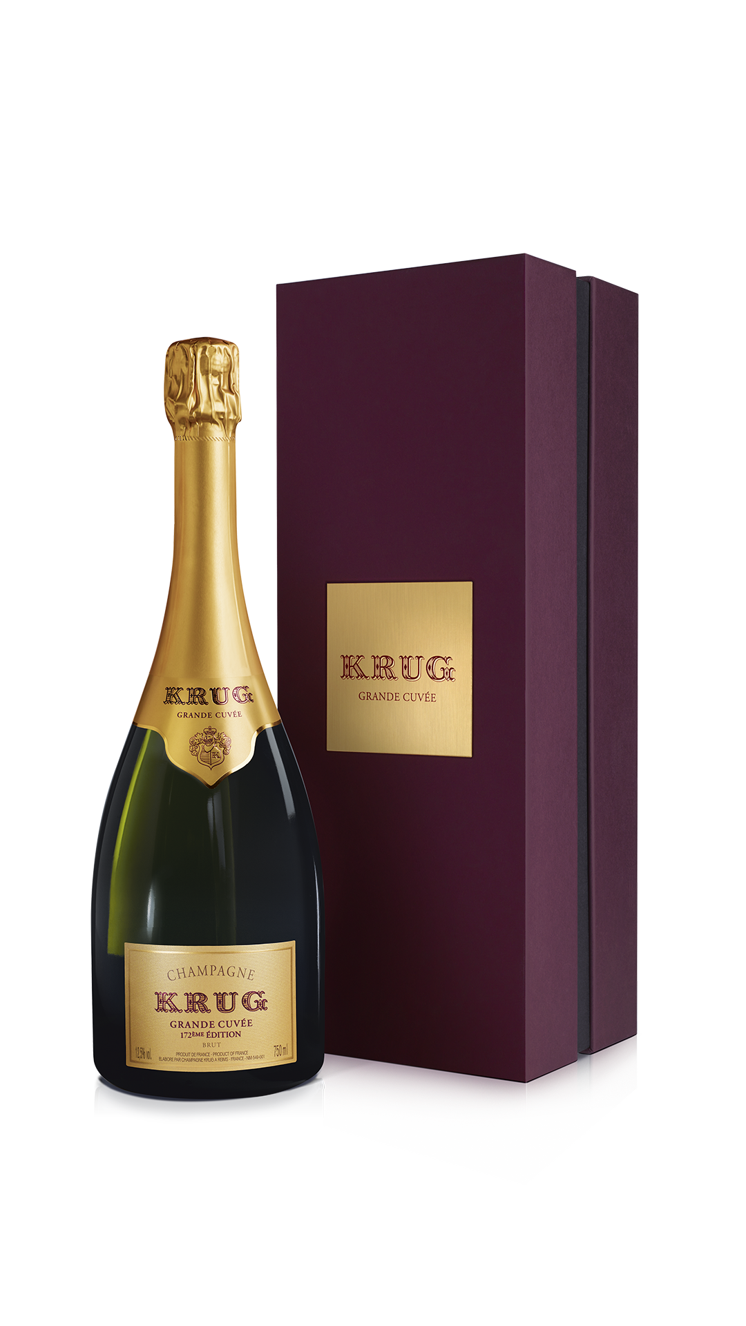 slide 1 of 1, Krug Champagne Brut Grande Cuvee 172nd Edition W/ Gift Box, 750 ml