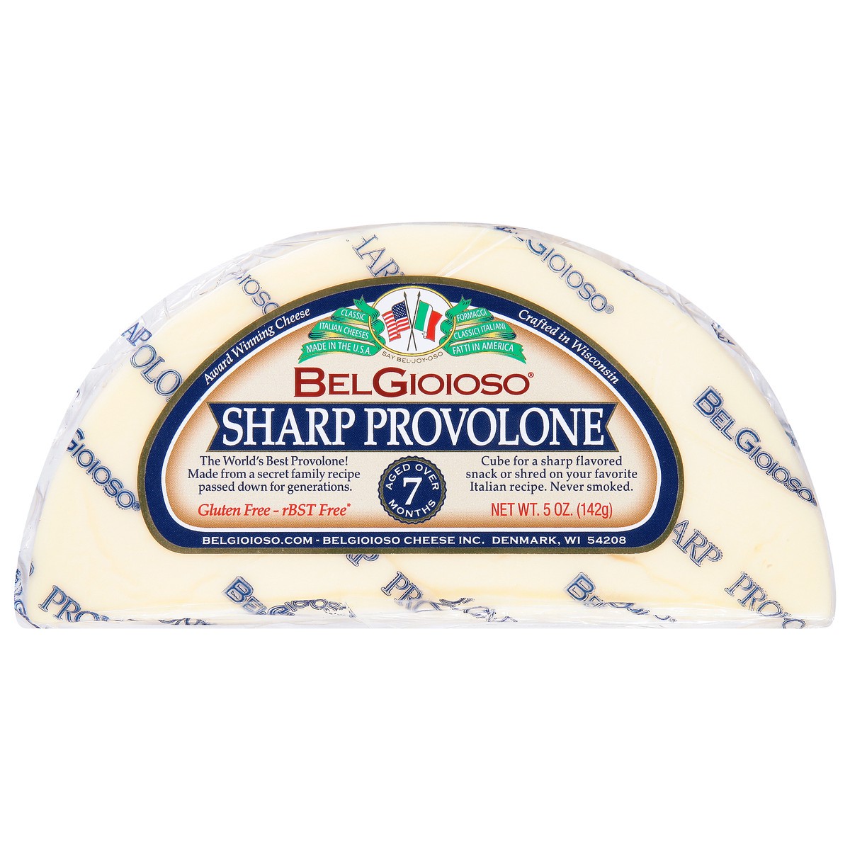 slide 7 of 13, BelGioioso Half Moon Sharp Provolone Cheese, 5 oz