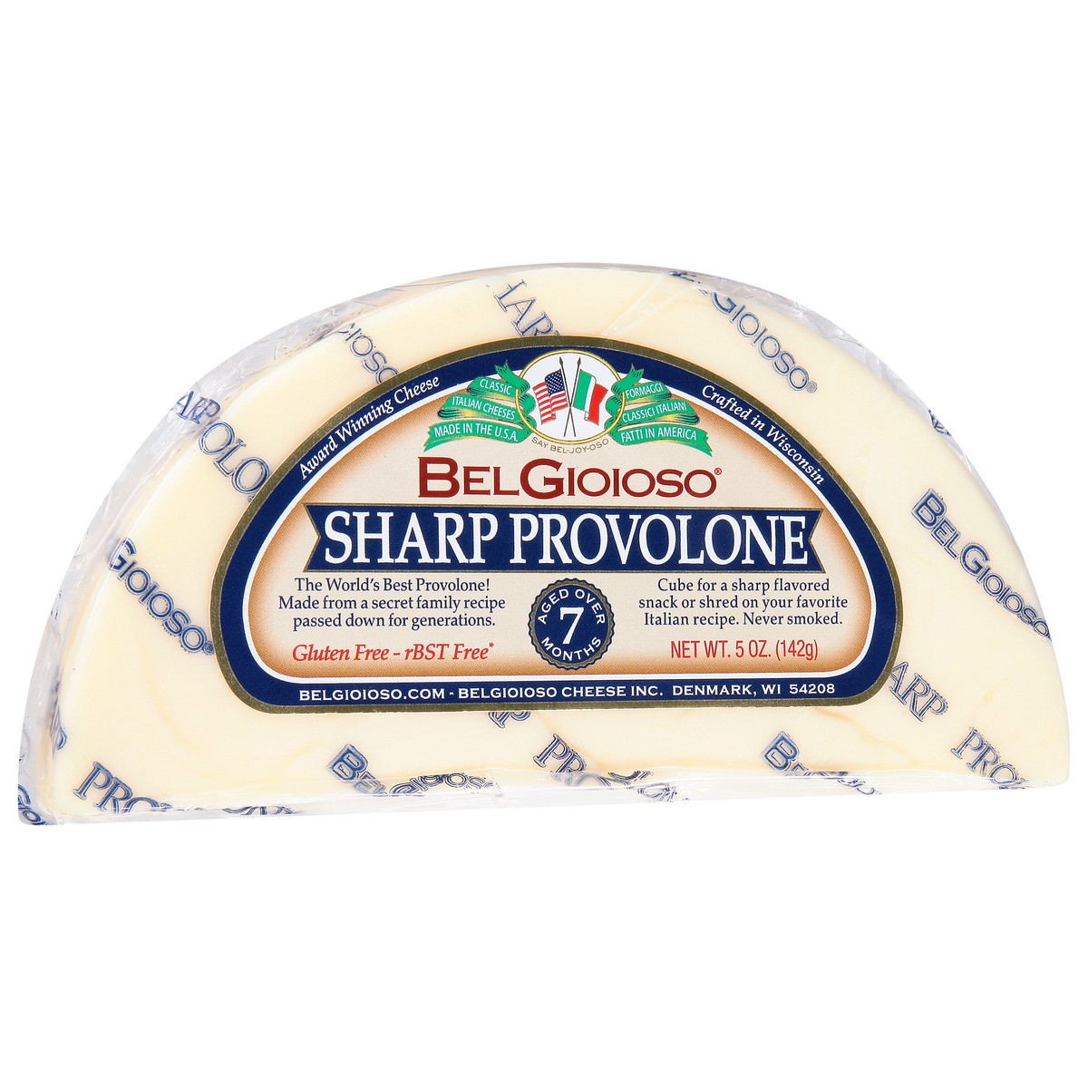 slide 8 of 13, BelGioioso Half Moon Sharp Provolone Cheese, 5 oz