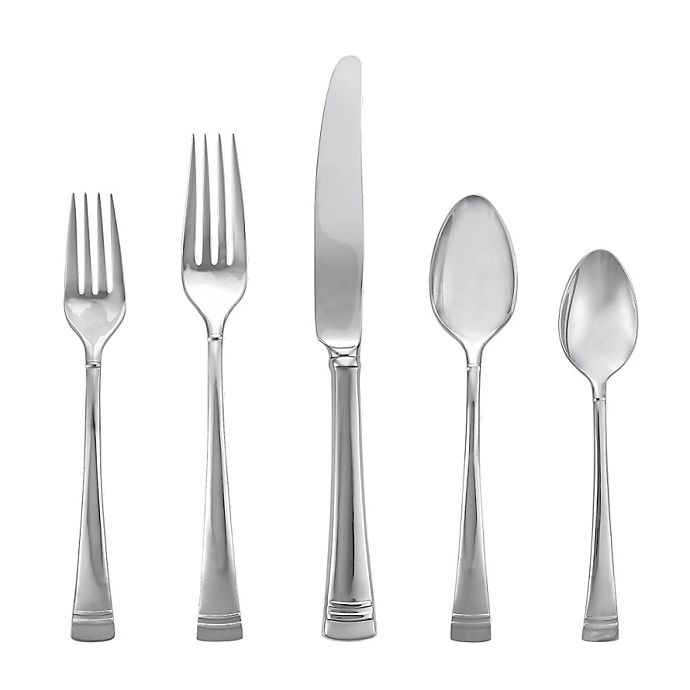 slide 1 of 1, Lenox Federal Platinum Flatware Set, 20 ct