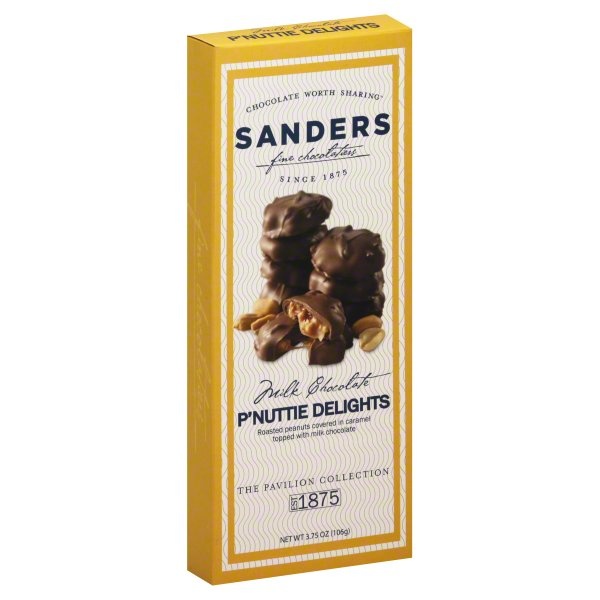 slide 1 of 1, Sanders Milk Chocolate P'Nuttie Delights, 3.75 oz