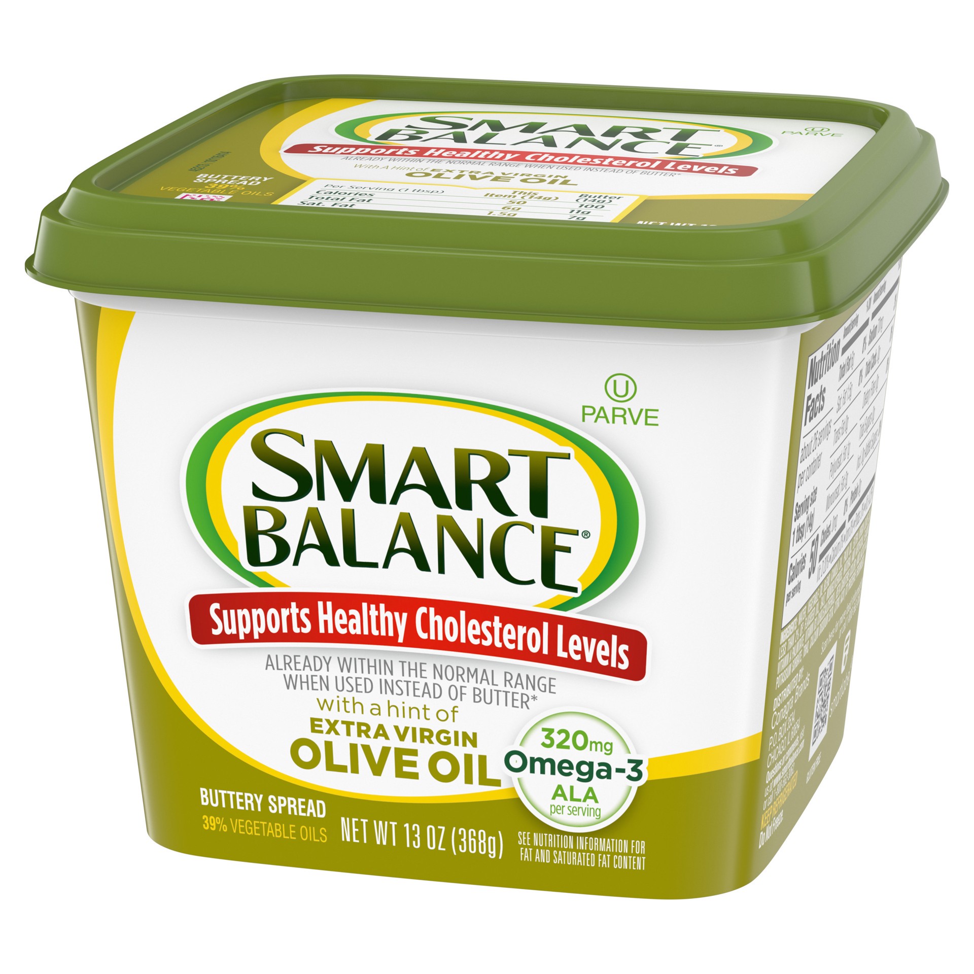 slide 5 of 5, Smart Balance Extra Virgin Olive Oil Buttery Spread 13 oz, 13 oz