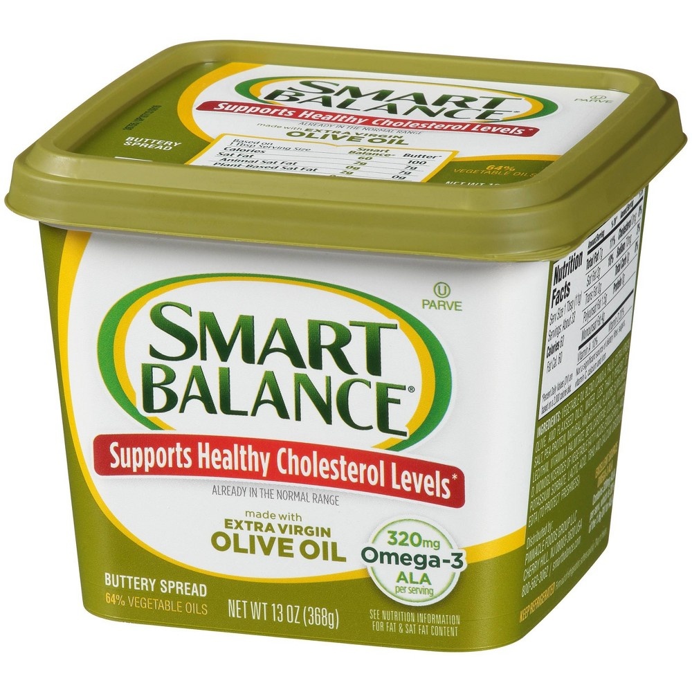 slide 3 of 3, Smart Balance Omega Buttery Spread With Extra Virgin Olive Oil, 13 oz