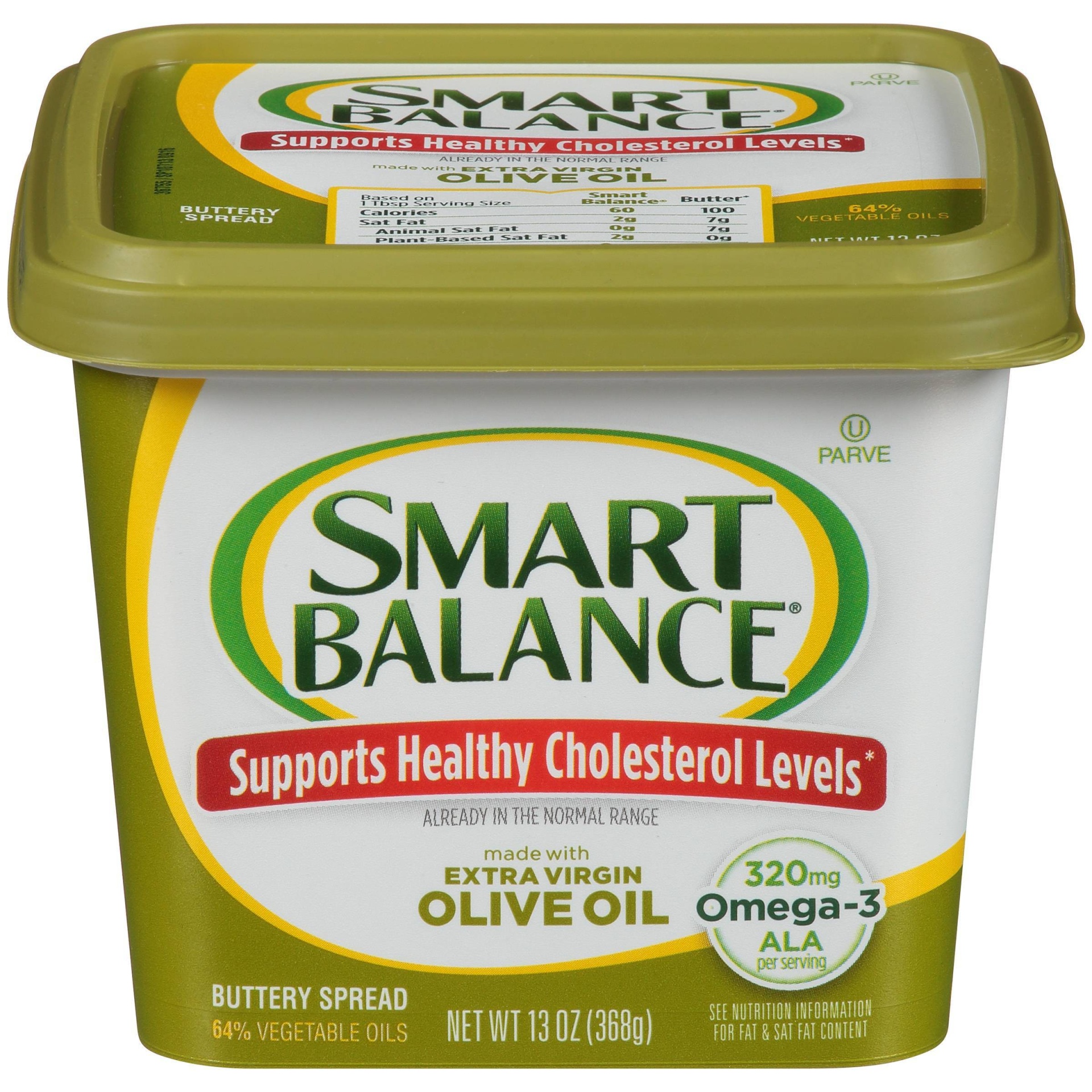 slide 1 of 3, Smart Balance Omega Buttery Spread With Extra Virgin Olive Oil, 13 oz
