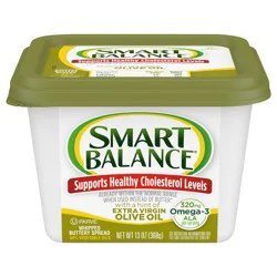 Smart Balance Extra Virgin Olive Oil Buttery Spread, 13 oz Tub