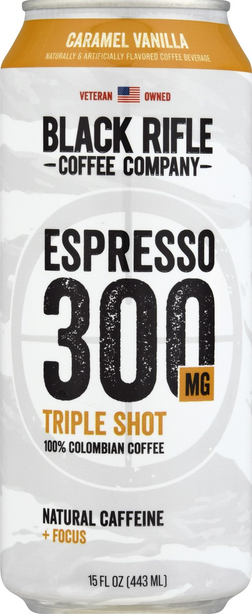 slide 1 of 9, Black Rifle Coffee Company Espresso Carmel Vanilla- 15 oz, 15 oz