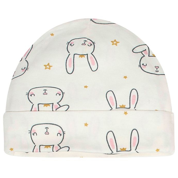 slide 5 of 6, Gerber Newborn Princess Bunny Hats - Pink/White, 5 ct