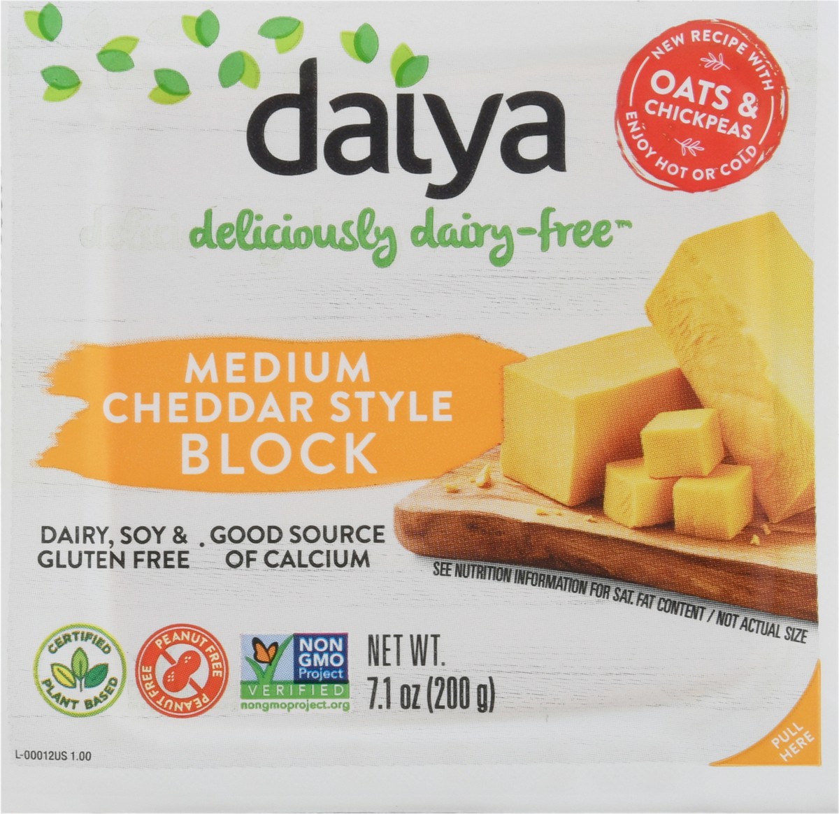 slide 7 of 9, Daiya Dairy Free Cheddar Cheese Block - 7.1 oz, 7.1 oz