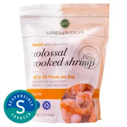 L&B Colossal Tail-On Cooked Shrimp