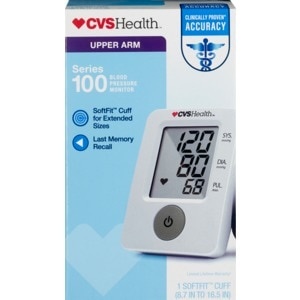 slide 1 of 1, Cvs Health Dual User Automatic Inflate Blood Pressure Monitor, 1 ct