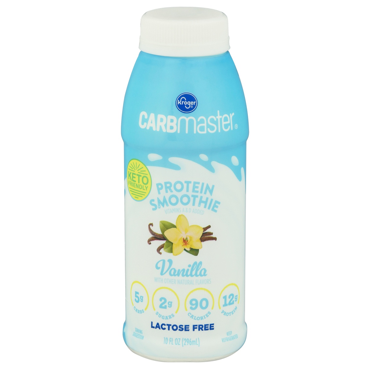 slide 1 of 1, Kroger Carbmaster Vanilla Cream Protein Smoothie, 10 fl oz