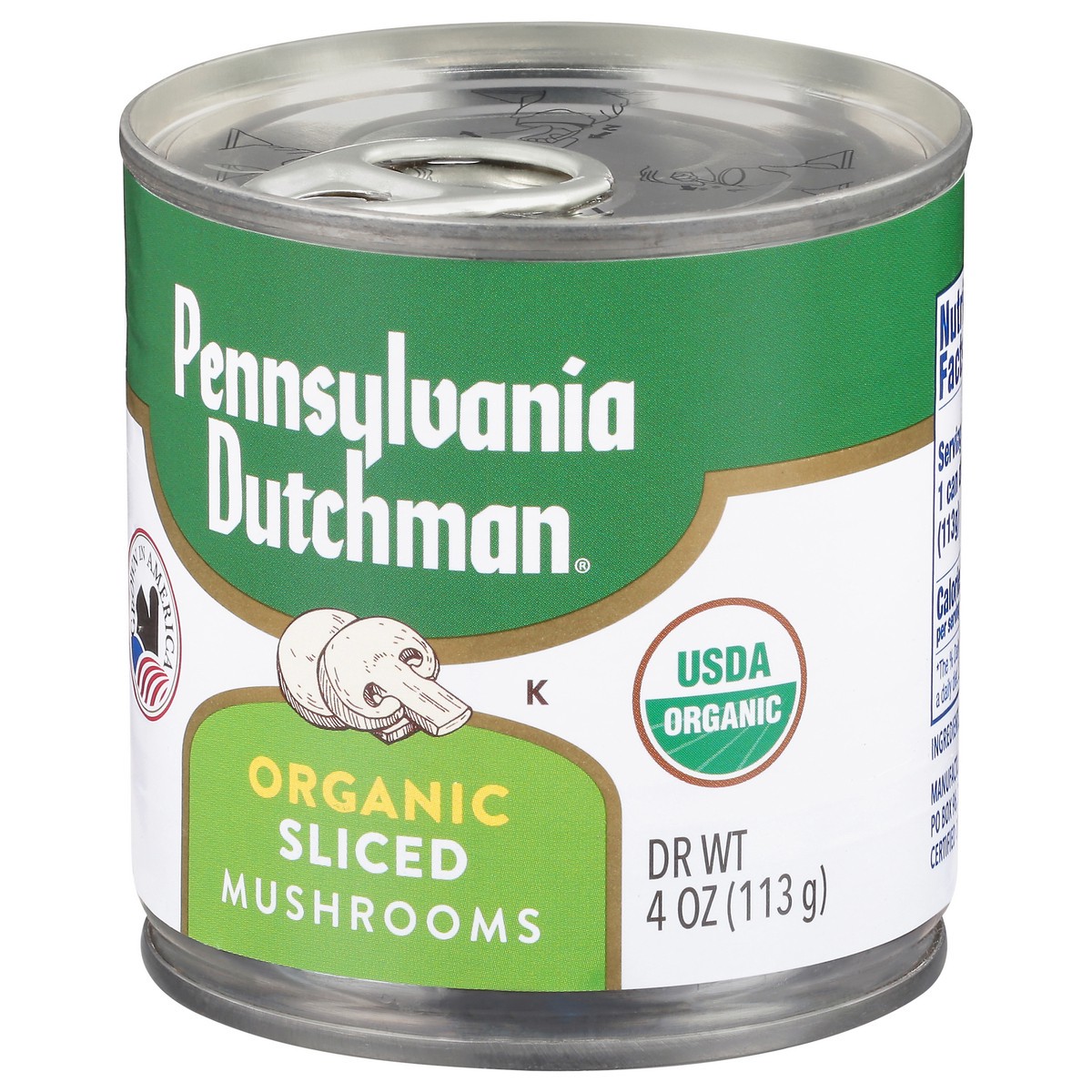 slide 5 of 13, Pennsylvania Dutchman Organic Sliced Mushrooms 4 oz, 4 oz