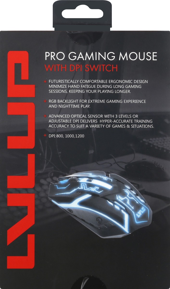 slide 9 of 11, Lvlup with DPI Switch Pro Gaming Mouse 1 ea, 1 ct