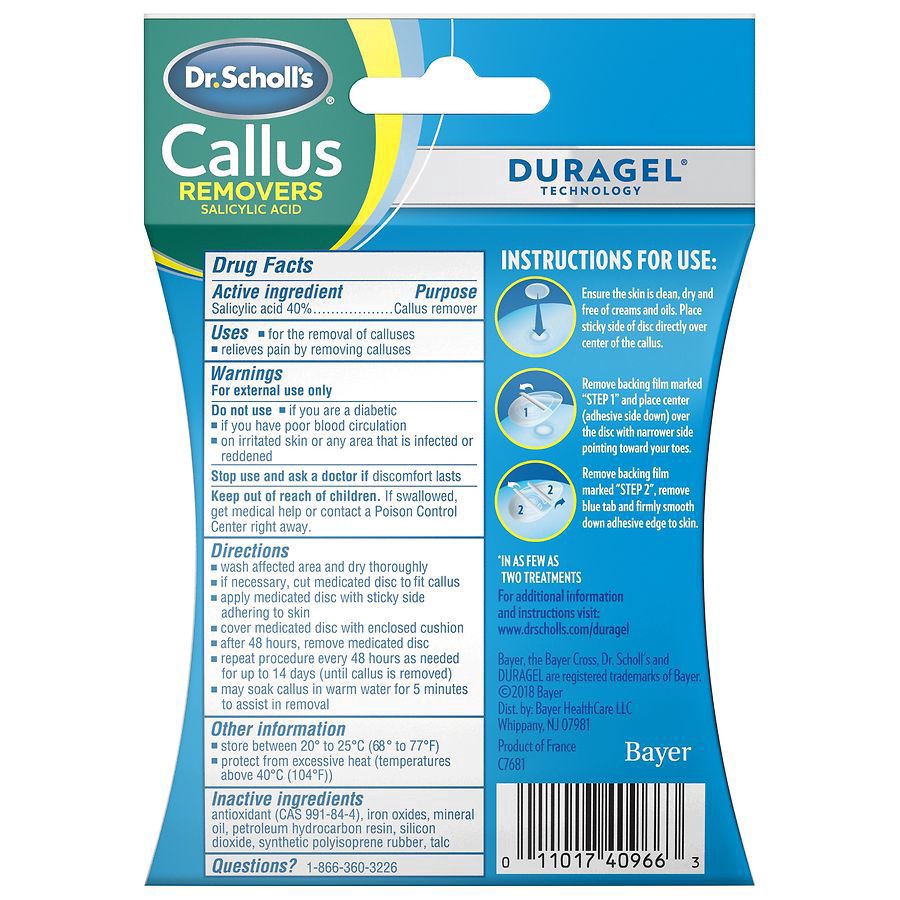 slide 3 of 3, Dr. Scholl's Callus Removers, 8 ct