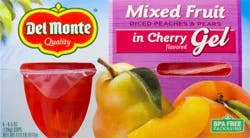Del Monte Mixed Fruit in Cherry Flavored Gel - 4 ct