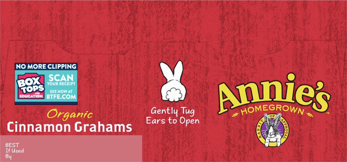 slide 9 of 9, Annie's Organic Graham Crackers, Cinnamon, Made With Whole Grain, 14.4 oz, 14.4 oz