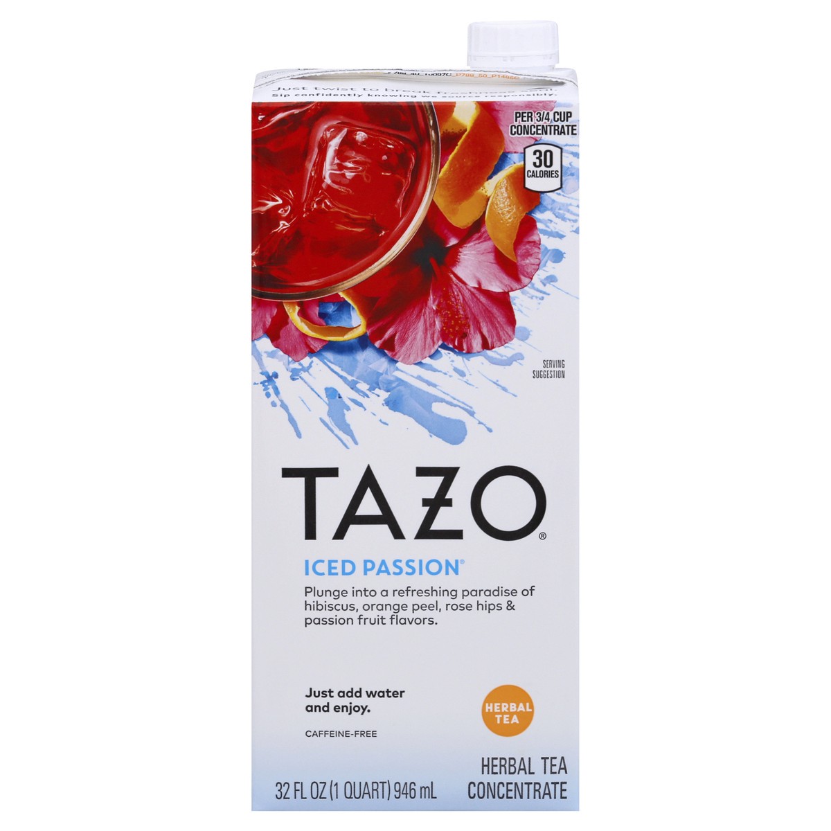 slide 7 of 12, TAZO CONC Passion 6 32oz, 32 fl oz