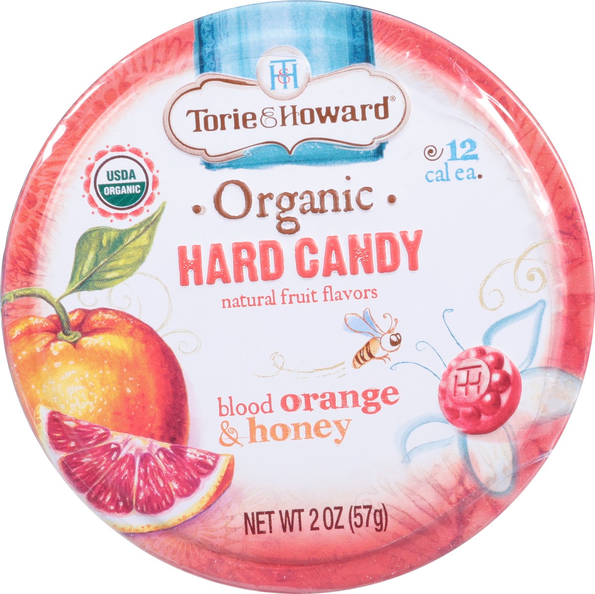 slide 2 of 14, Torie & Howard Organic Blood Orange & Honey Hard Candy 2 oz, 2 oz