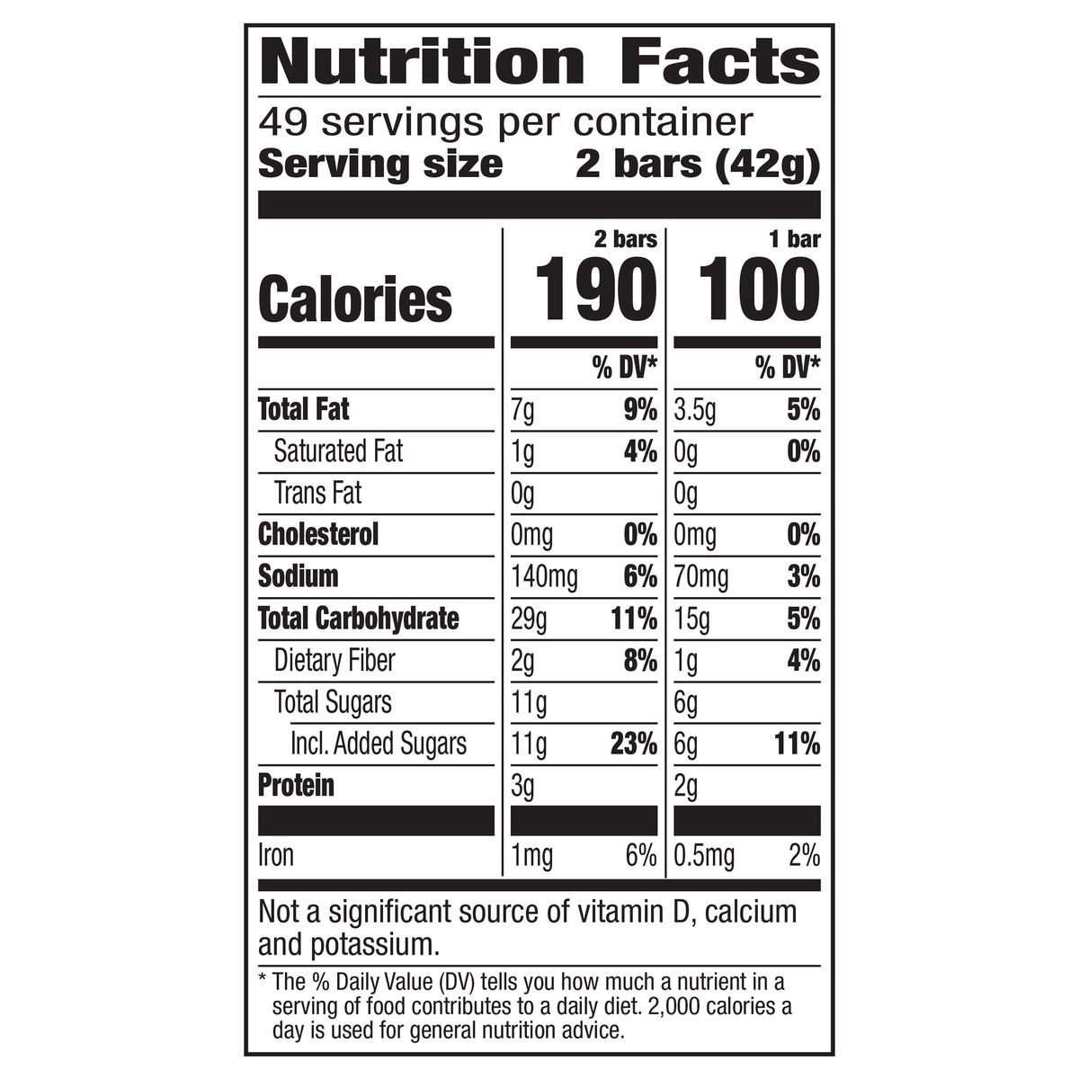 slide 4 of 14, Nature Valley Crunchy Granola Bars, Oats 'n Honey, 98 Bars, 73.01 OZ (49 Pouches), 49 ct