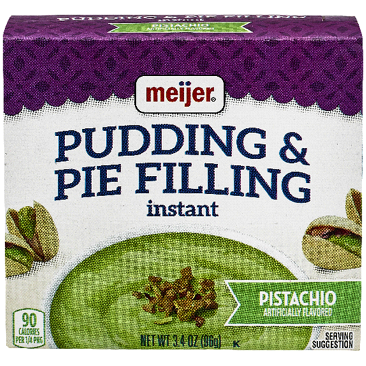 slide 1 of 3, Meijer Instant Pistachio Pudding & Pie Filing, 3.4 oz